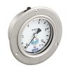 Bourdon tube pressure gauge Type 738 stainless steel/safety glass R63 measuring range -1 - 1,5 bar process connection stainless steel 1/4"BSPP